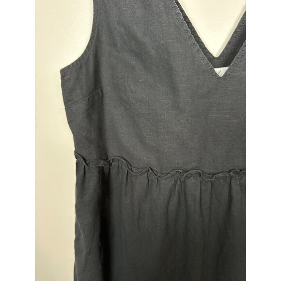 Petal & Pup Erenda Sleeveless Tiered Midi Size 8 V-Neck Linen Summer - Picture 3 of 8